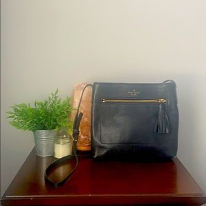 Kate Spade Black Leather Crossbody Bag